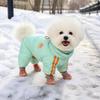 Windproof Dog Warm Clothes Cotton Dog Vest Coat Fashion Dog Hiking Jacket  Puppy