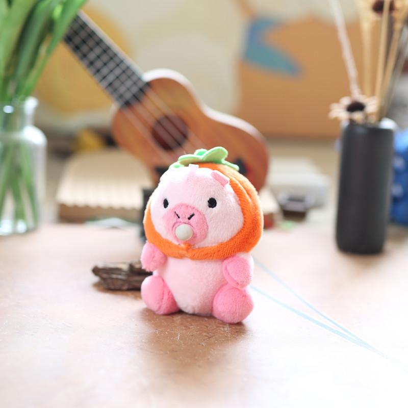 Roztomilé Roztomilé Bubliny a Bublinky, Kapybara Malý Prívesok, Plyšová Hračka, Taška Kapybara, Závesná Ozdoba Kľúčenka