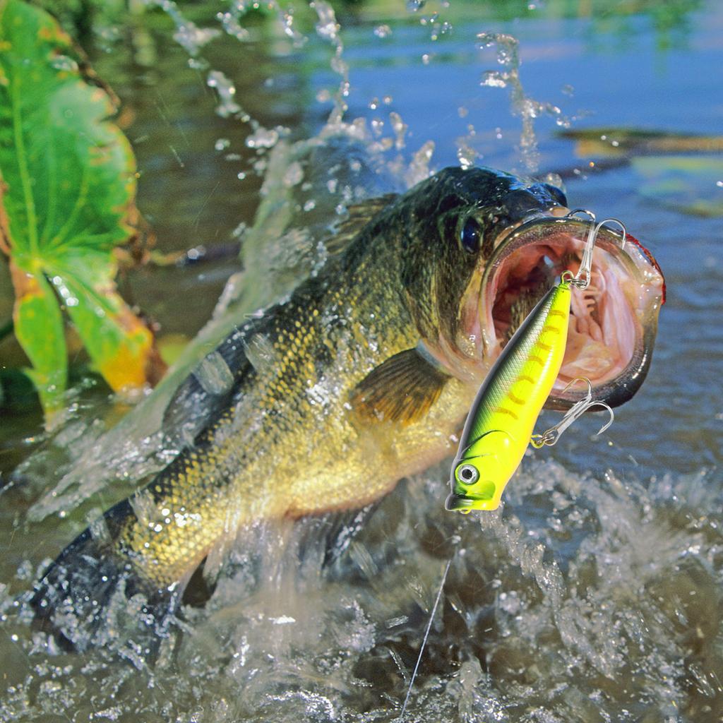 Mixed Fishing Lure Kits Lifelike Fake Fishing Bait Tackle Fast Starting Fishing Lure Sets with Storage Boxes Suitable for Ponds