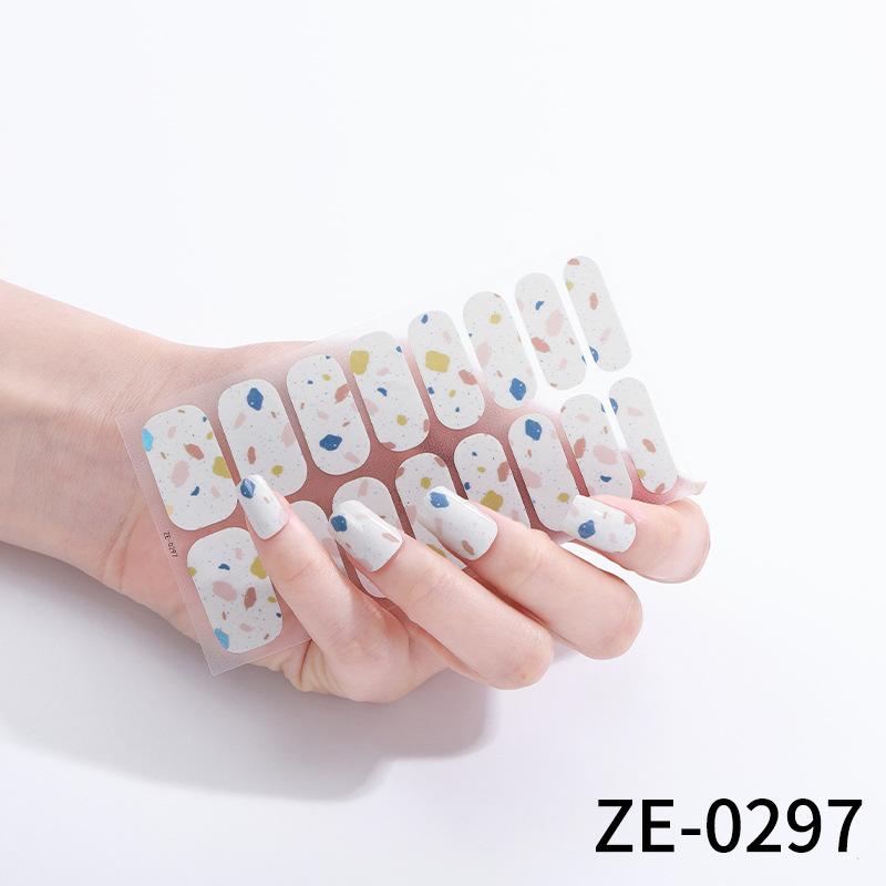 1/3pcs Women Hot Nail Sticker Plastic Sticker Nail Sticker Decals Art Casual Fashion Elegant Randomly