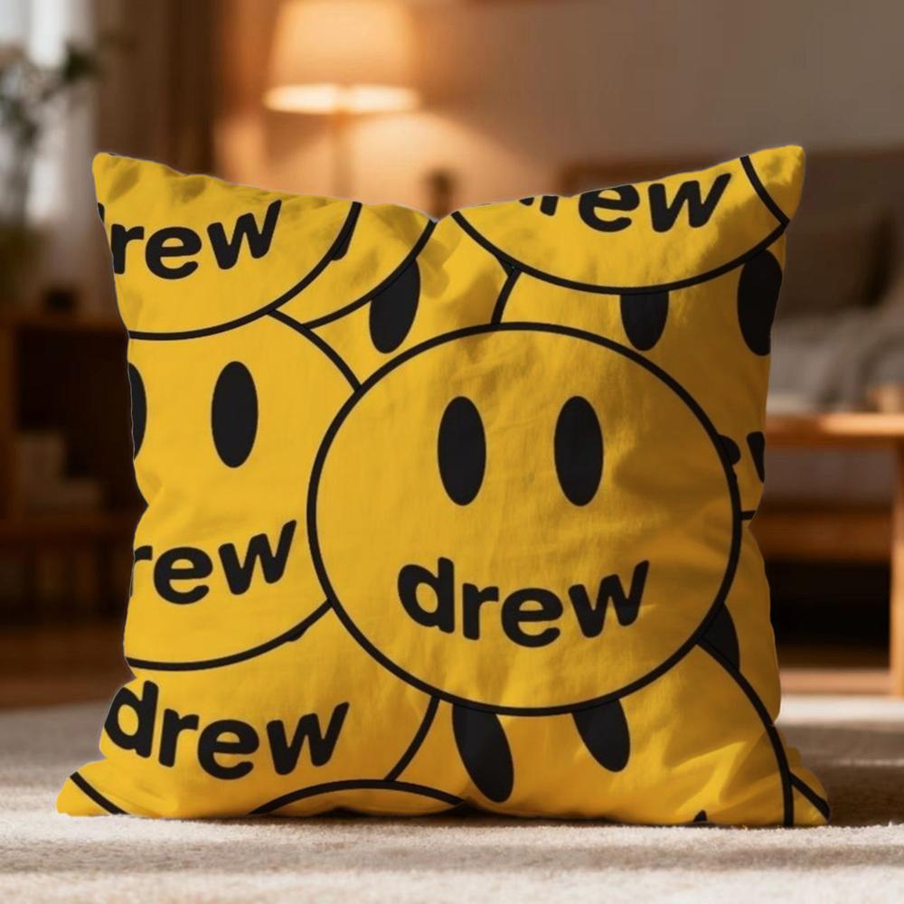 Hot D-DDrew House Cushion Cover Soft Washable Pillow Case Multi-Scene for Couch Bed Travel Office Use