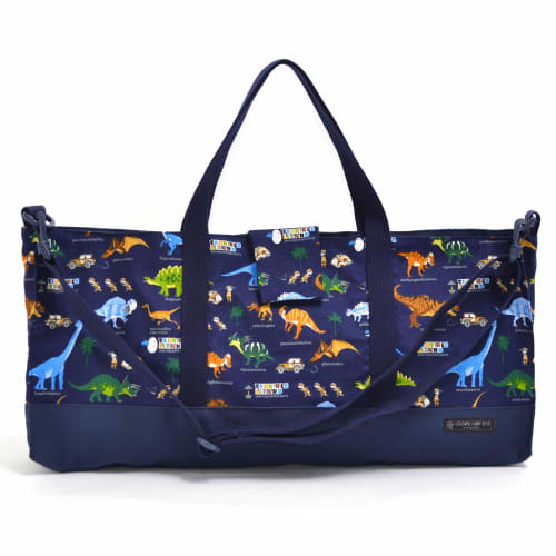 COLORFUL CANDY STYLE Boys' Melodica Case with Shoulder Strap, Melodica Bag, Discover! Explore! Dinosaur Continent (Navy) N4323300