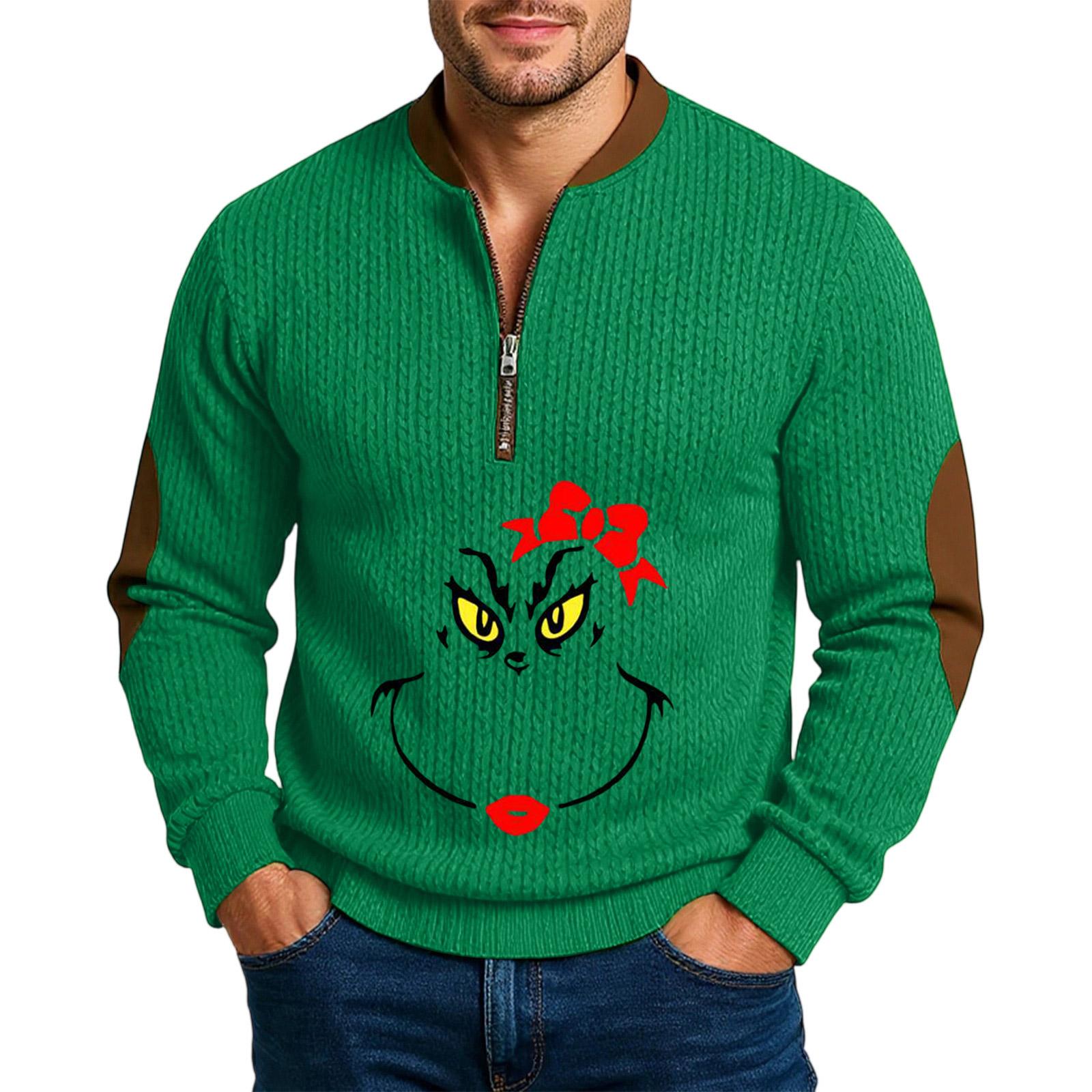 

Men S Outdoor Zipper Long Sleeved Sportswear Casual Sweatshirt L