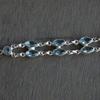 Blue Topaz Bracelet: Marquise 925 Sterling Silver Handmade Gemstone Bracelet
