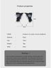 Black and White Cat Ear Plush Headband - Cute Lolita Hair Accessory