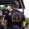 Summer Tough Guy Military Unisexs Theme American Style Printed Roundneck Outdoor Pure Cotton Shortsleeved Shirt Tshirt