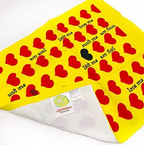 

X JAPAN hide Official Merchandise LEMONeD Hand Towel Yellow Heart