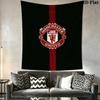 Man Utd I Wall Hanging Printed Fabric Blanket Decorative Tapestries for Bedroom Living Room Home Decor