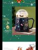 Creative Ceramic Christmas Mug with Lid: Perfect Holiday Gift Box