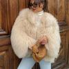 Winter Warm Artificial Hair Jackets Female Casual Short Cardigan Imitation Fur Coat for Women Thicken Loose Fake Fur Jacket