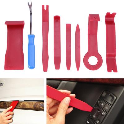 8 PCS Hard Plastic Auto Radio Panel Clip Panel Trim Dashboard Removal Opening Tool Set DIY Auto Repa