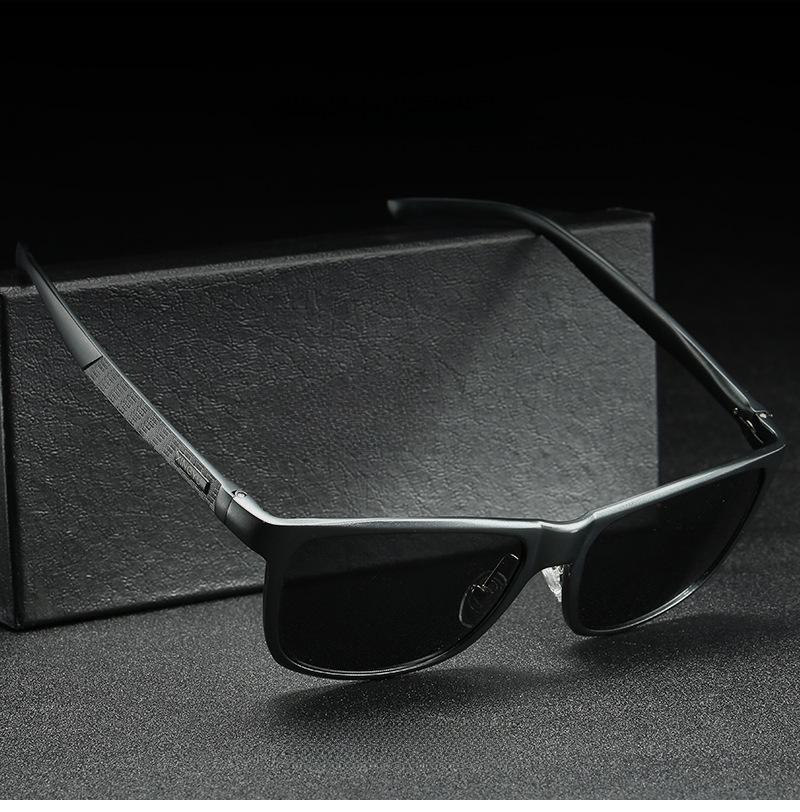 Aluminum Magnesium Men's Polarized Sports Sunglasses - Full Frame, Personality Style (Model XY045)