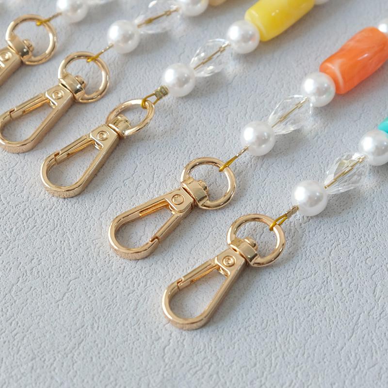 New Fashion Woman Bag Accessory Detachable Candy Beaded Chains Cute Acrylic Luxury Strap Women Elegant Bag Shoulder Handle Chain