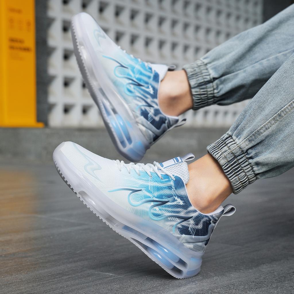 Outdoor Summer Mesh Breathable Casual Versatile Sports Shoes Men's Running Heightening Dad Trendy Shoes Lightweight Running Shoes