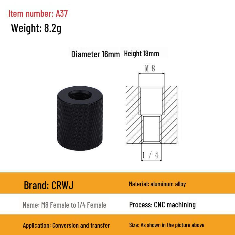 Multi-Size Conversion Screw Adapter for Camera & Projector Brackets