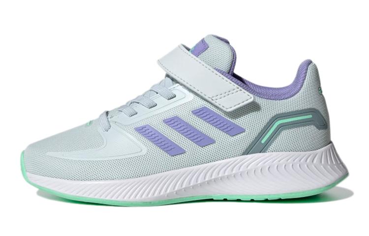 

Adidas Runfalcon 2.0 K Abrasion Resistant Breathable Low top Kids Running Shoes Gray Purple Kids GV7755 28