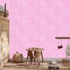 Powder Pink and White Stars Wallpaper for Living Room and Bedroom 50x1000