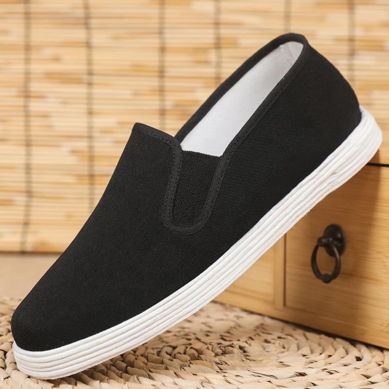 

Handmade soles old Beijing cloth shoes middle-aged and elderly fathers work casual men s shoes driving breathable lasagna cloth shoes men 45