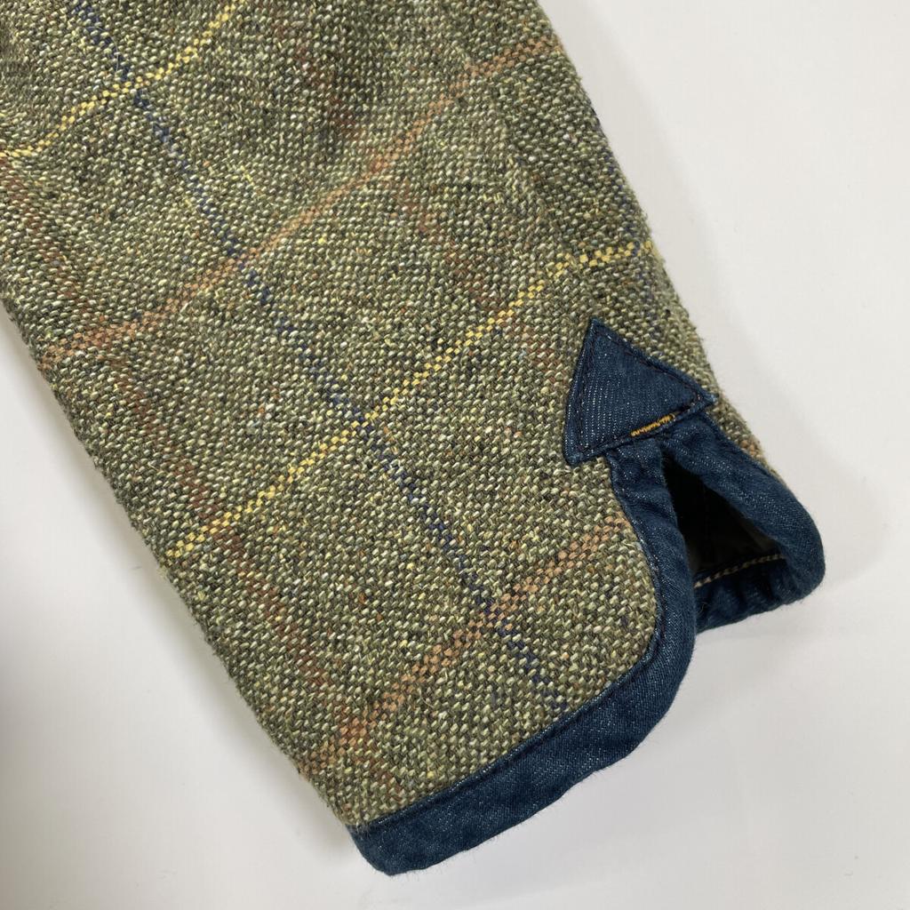 45R 7101070 Khaki Cotton Tweet X Boa Annie Bolero Jacket 2 khakiUsed