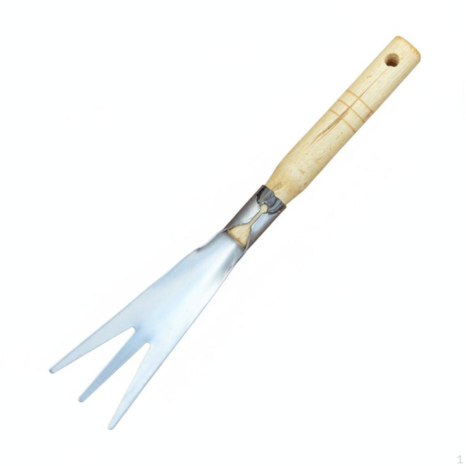 Garden Tool Stainless Steel Compact Trowel Portable Small Gardening Tools for Beginners, Kids 3tooth