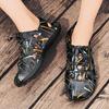 New Large Size EVA Outdoor Lace-up Hole Shoes Soft Men's Beach Sandals, Spot