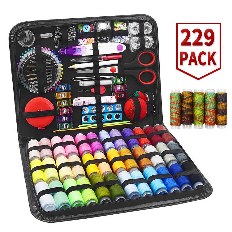 87-Piece Portable Sewing Kit: Home Sewing Essential