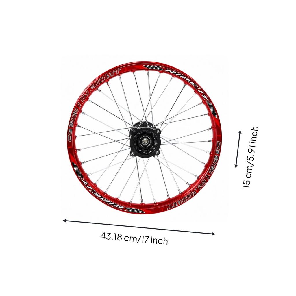 Motorcycle Front Wheel Hub Assembly Glossy for Custom Builds, Riders