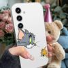 Coque de téléphone mignonne Jerry et Tom Pour Samsung Galaxy Coque transparente A52 A12 A51 S21 Edge S22ULTRA S23 S24 S20LITE Plus Ultra