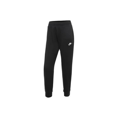 Joggers o luźnym kroju z nadrukiem logo i elastycznymi mankietami Damskie spodnie Czarne DC7207-010