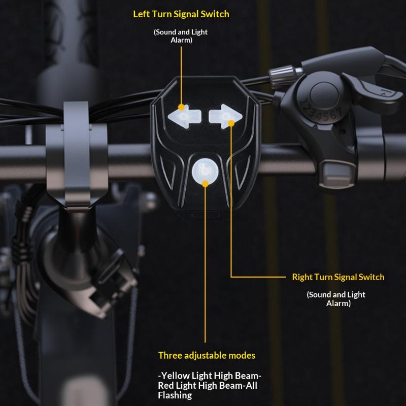 1 Set Led Bicycle Lamp Bike Turn Signal Rear Light Usb Rechargeable Bike Wireless Lights Back  Tail Light Bike Accessories