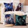 Y-YATO Office Cushion Pillowcase Car Cushion Cover45X45CM Lumbar Pillowcase Sofa Pillowcover