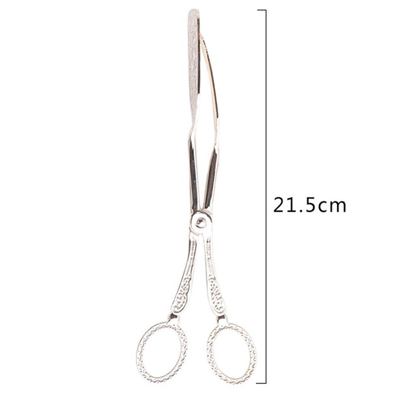 1 Stück Speisezange Vergoldet Snack Kuchen Clip Salat Brot Gebäck Klemme Backclip