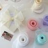 10Yards Organza Solid Color Ribbon 4Cm Wavy Edge Ribbon For For Flower Bouquet Gifts Packaging Party Decorations Diy