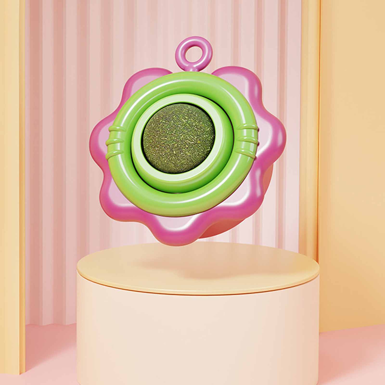 

Catnip Balls Toy, Grass Licking Balls, Interactive Self-Entertainment Toy for Kittens, One Size