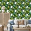 Wallpaper Leaves of exotic plants for living room and bedroom 50x1000