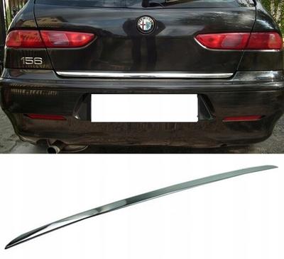 Alfa Romeo 156 SW Chrom-Kofferraumleiste - Heckklappen-Akzent - Premium Auto-Heckdetail - Glanzverstärker Tuning na Klape
