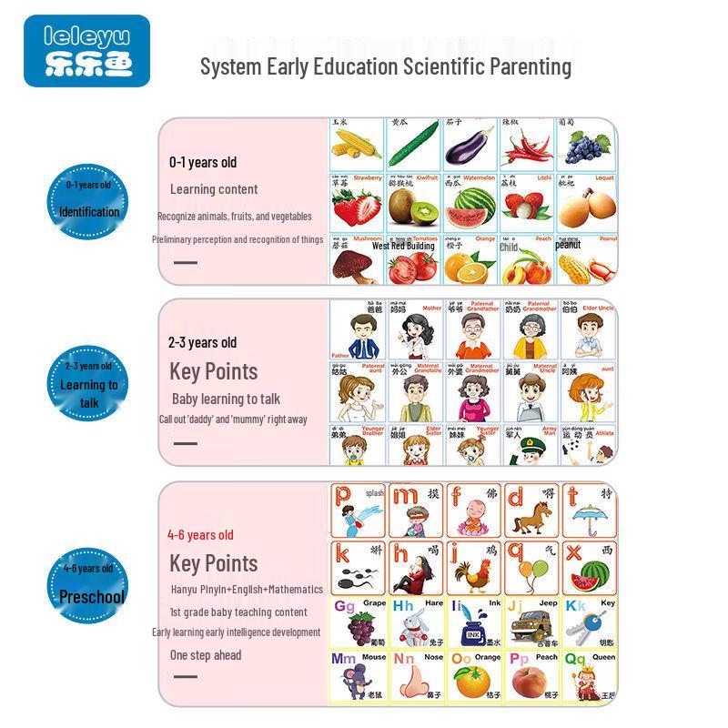 Leleyu Interactive Early Learning Wall Charts