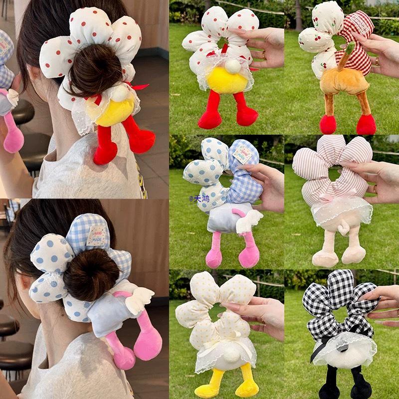 

Микки Цветочная Резинка для Волос: Милая резинка для волос и повязка на голову для женщин Blue Floral Large Hair Tie