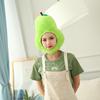 Fruit Headgear Full Cap Women Cute Headwear Creative Party Hat Plush Funny