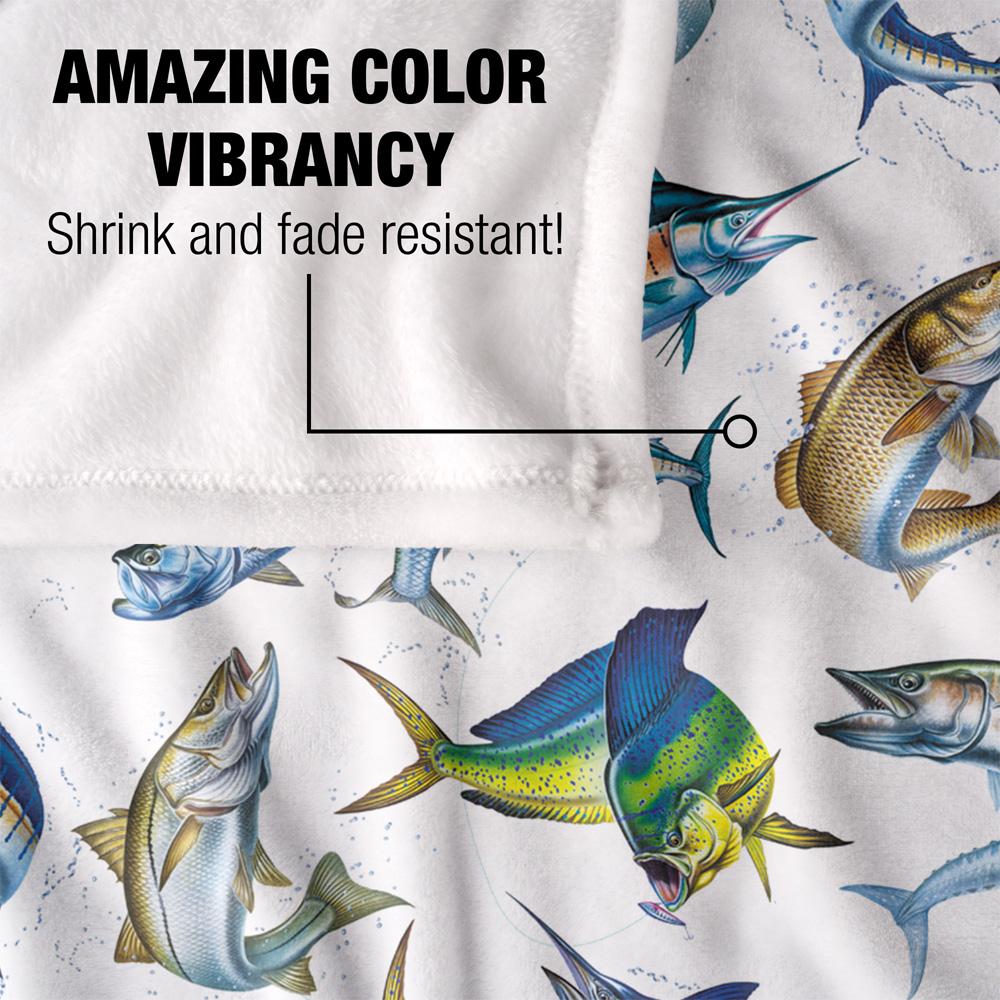 JQ Licensing Silkeslen Saltvattensfisk Supersoft Filt