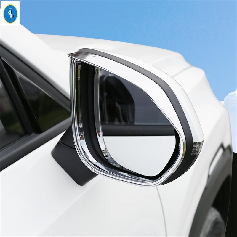 Accessories Car-styling Rearview Mirror Shell Rain Eyebrow / Rear Window Wiper Protector Cover Trim For Changan CS35 2018 -
