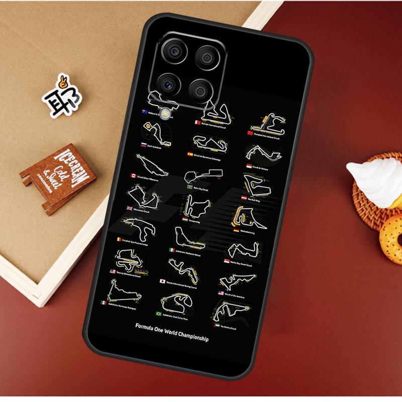 Minimalist F1 Circuit For Samsung Galaxy M31 M51 M21 M11 M20 M13 M33 M53 M52 M32 M12 M14 M34 M54 M55 M15 Case