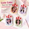 PU Leather Card Holder Idol Photocard Holder Keychain Idol Photo Cards Sleeve Photo Display Pendant Cards Cover