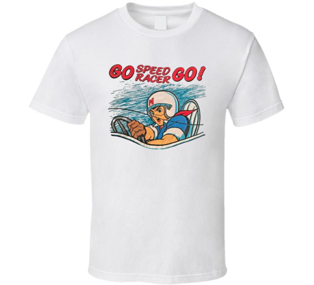 

Go Speed Racer Go Vintage T Shirt Mens Womens Tees Top 3XL