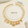 European and American Ocean Wind Necklace Female, Geometric Beach Vacation Shell Starfish Design Collarbone Chain Versatile Item Decoration
