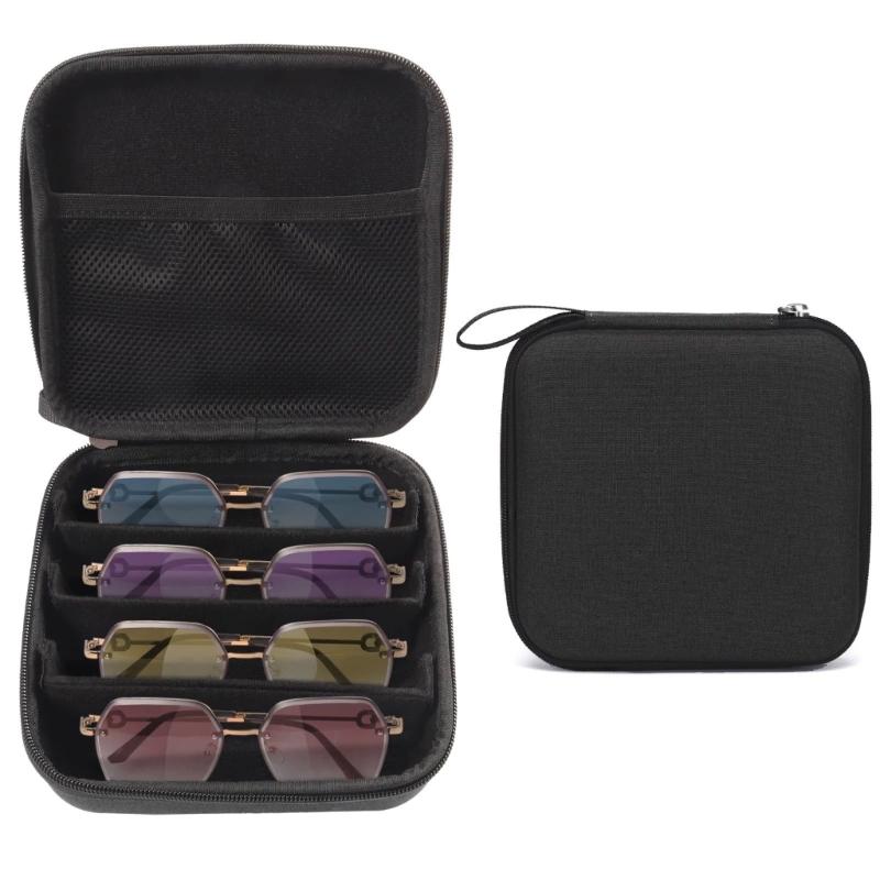 Multiple Glasses Case Storage Bag for Work Daily Use Classroom Office Glasses Holder Protectors Sunglasses Pouch