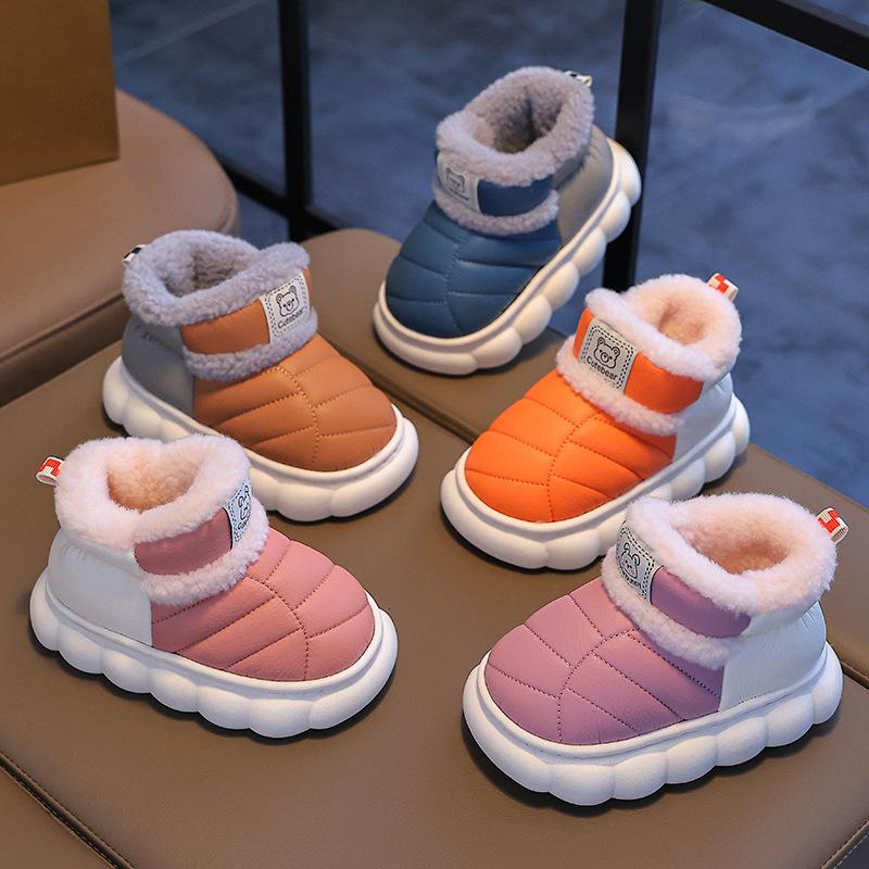 Winter Boots and Shoes Warm and Fluffy Footwear for Boys and Girls.