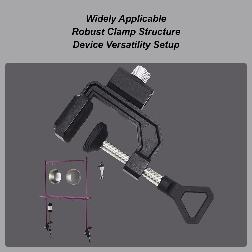 Camera Clip Mount Adjustable Camera Mount Multifunctional Light Stand Camping Lamp Holder Bracket for Outdoor Home Picnic Dorm