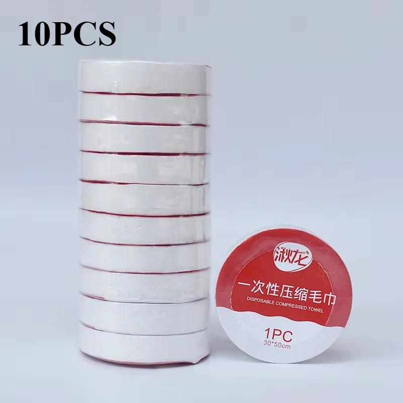 Einweg-Kompresstuch für Reisen, Familie, Outdoor-Aktivitäten, tragbares Camping-Handtuch, Outdoor-Sport 10 Stück