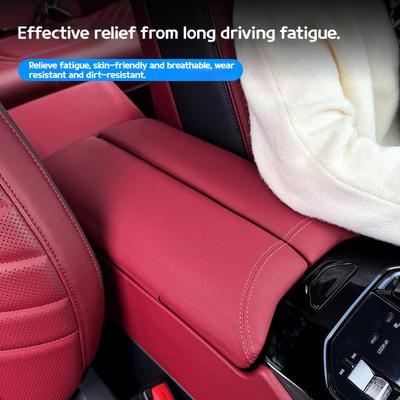For BMW 5 Series I5 G60 2025-2025 Car Veganza leatherArmrest Box Pad Cover Plate Protective Sleeve Modified Interior Accessories
